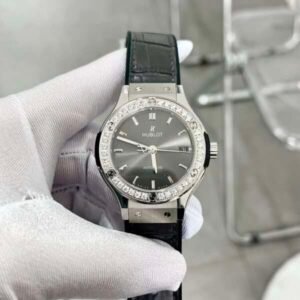Hublot Classic Fusion Best Replica Watch Diamonds Grey HB Factory 38mm