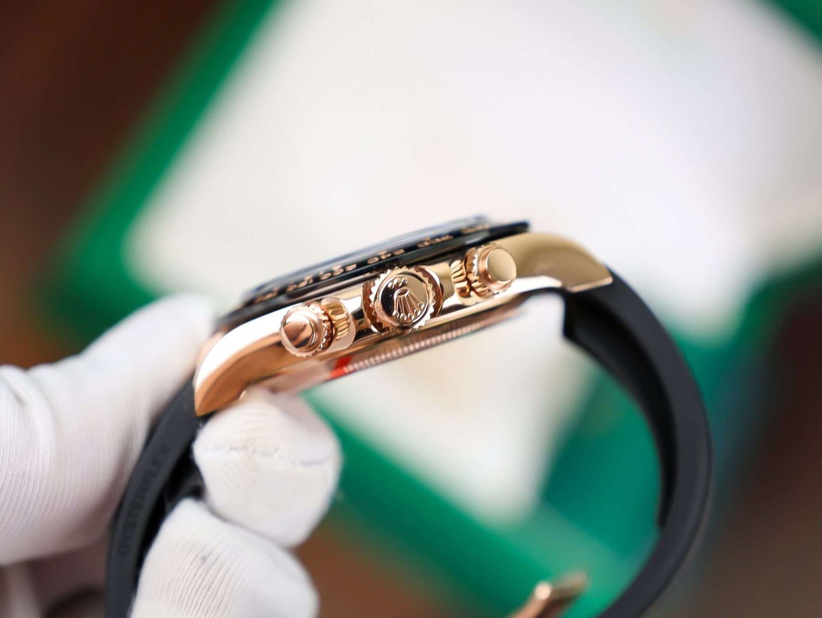 Rolex Replica 1:1 Watch Gold Wrapped Cosmograph Daytona Chocolate 40mm - Image 3