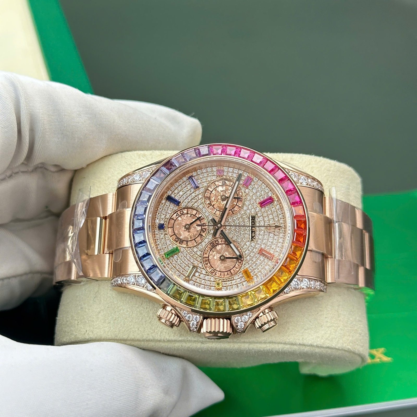 Rolex Cosmograph Daytona 116595 Rainbow Replica Premium Edition BT Factory 40mm - Image 5
