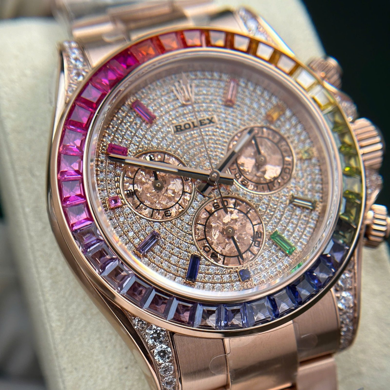 Rolex Cosmograph Daytona 116595 Rainbow Replica Premium Edition BT Factory 40mm - Image 4