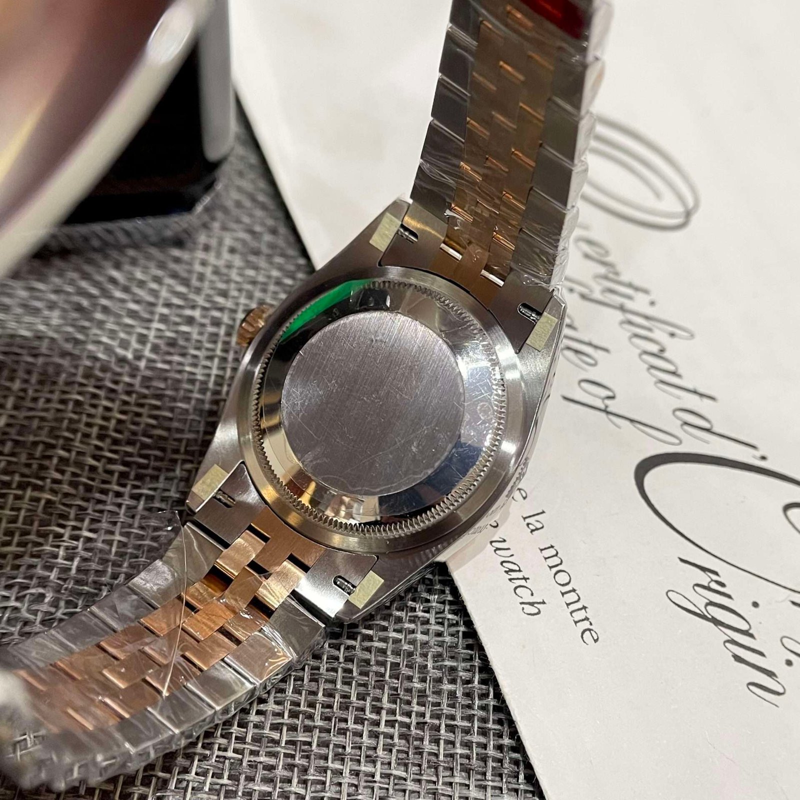 Rolex Replica 11 Watch DateJust 126231 Wimbledon Dial Demi Strap VS Factory 36mm - Image 4