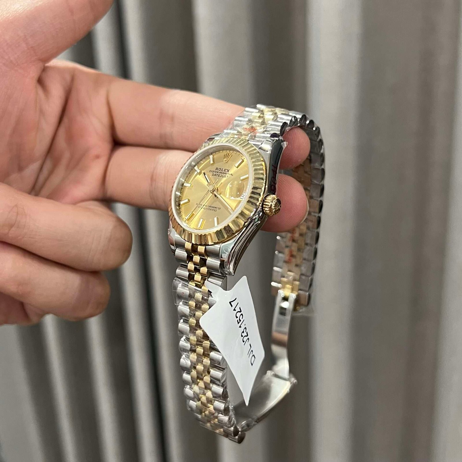 Rolex Replica 11 Watch DateJust 18K Gold Wrapped Gold Dial GM Factory 31mm - Image 2