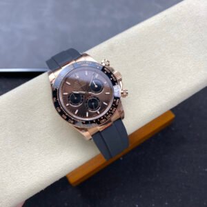 Rolex Daytona 126515LN-0010 Rose Gold Chocolate Dial Oysterflex Super Clone QF Factory