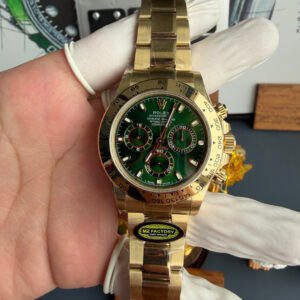 Rolex Daytona John Mayer Green Dial 18K Yellow Gold Plating Gained Weight 210g MZF 40mm